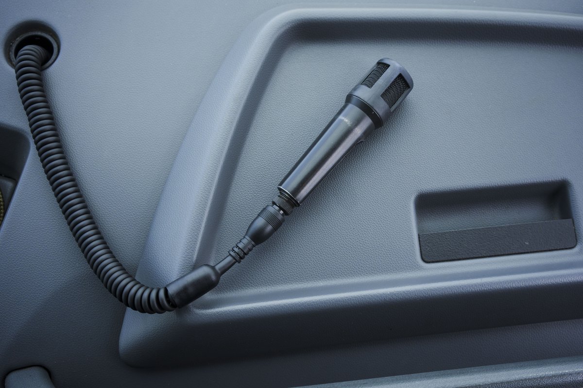 Driver microphone / PA handset